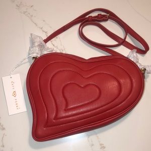 Katy Perry Dolly Heart Saddle Bag Crossbody